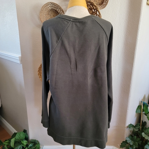 Nike Oversized Green Sweatshirt SZ M - Picture 5 of 6